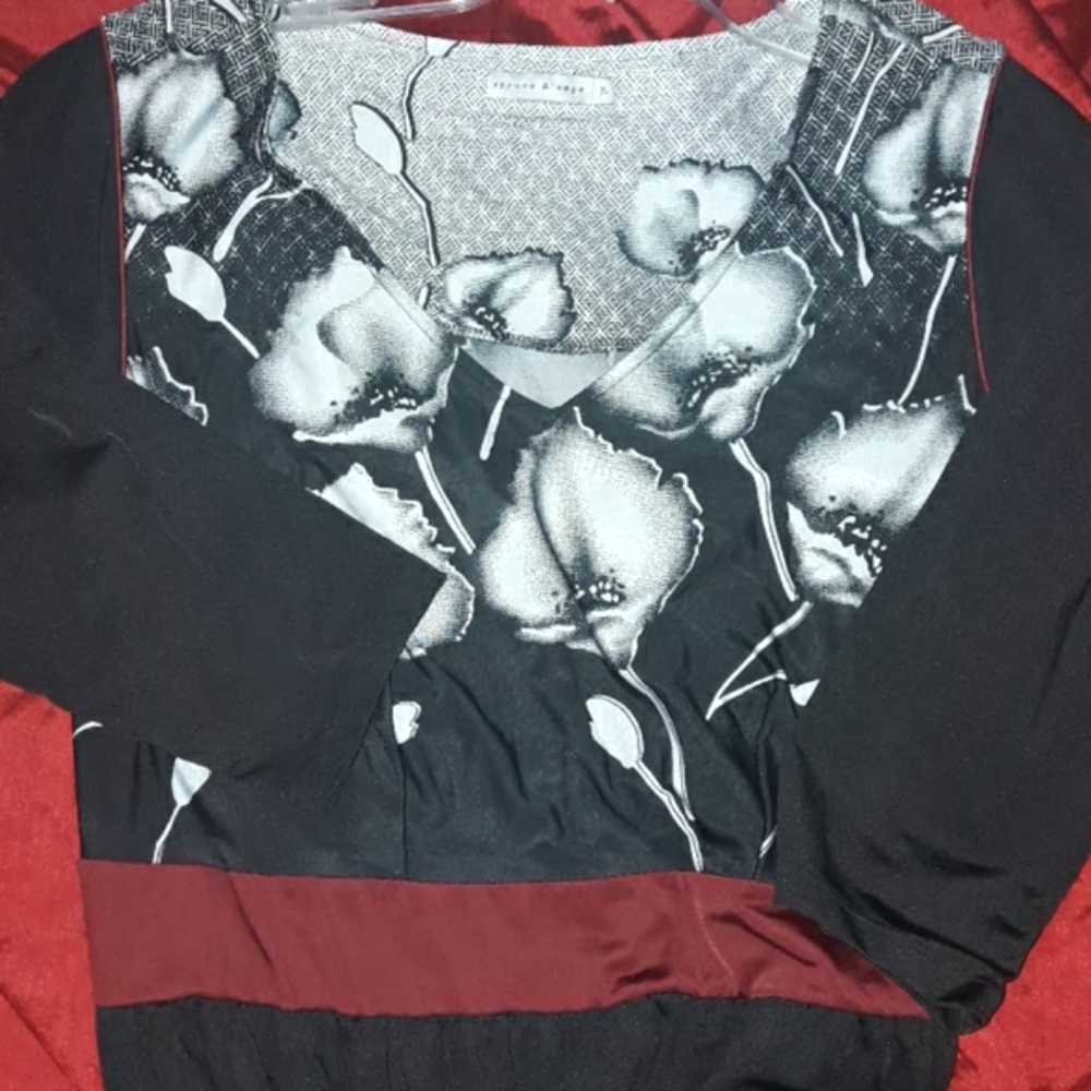 Empire Waist Floral Print Dress